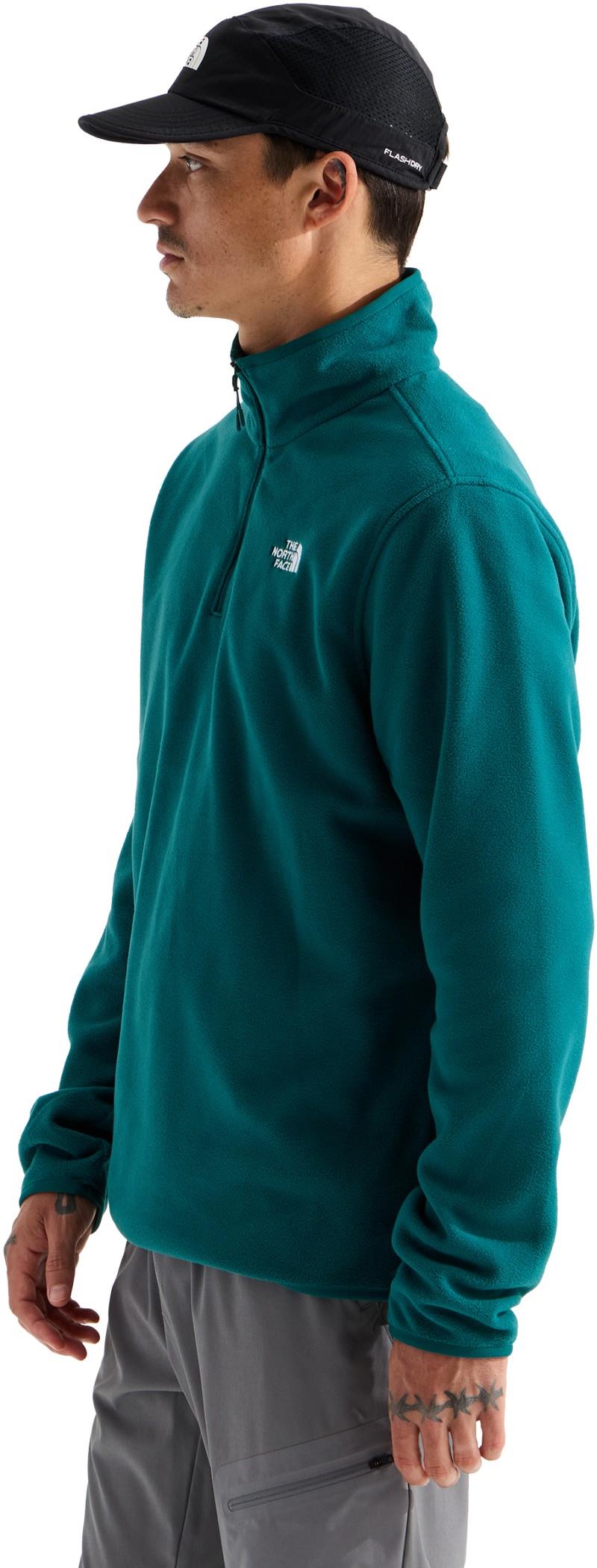 Glacier Fleece Quarter Zip Jacket - Mens - pacific teal 1