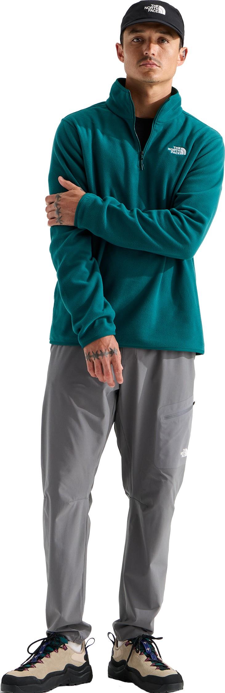Glacier Fleece Quarter Zip Jacket - Mens - pacific teal 1