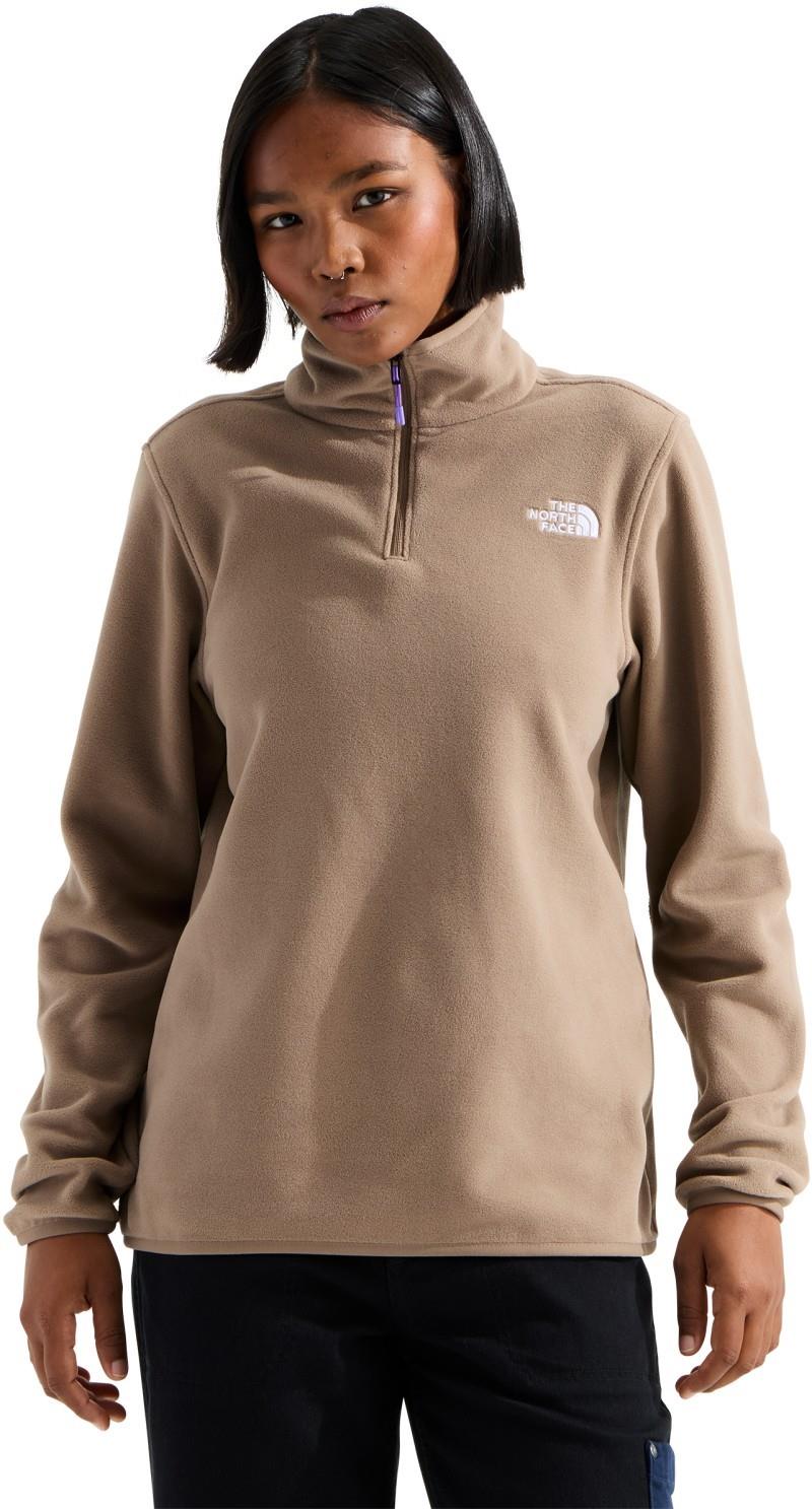 Glacier Fleece Quarter Zip Jacket - Womens - garnet 1