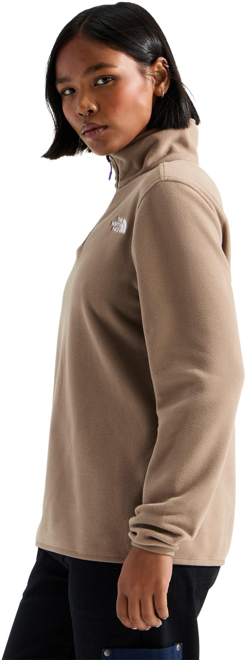 Glacier Fleece Quarter Zip Jacket - Womens - garnet 1