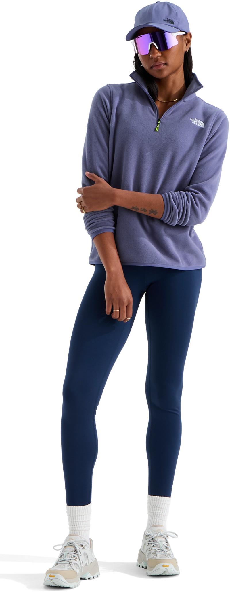 Glacier Fleece Quarter Zip Jacket - Womens - grounded plum 1