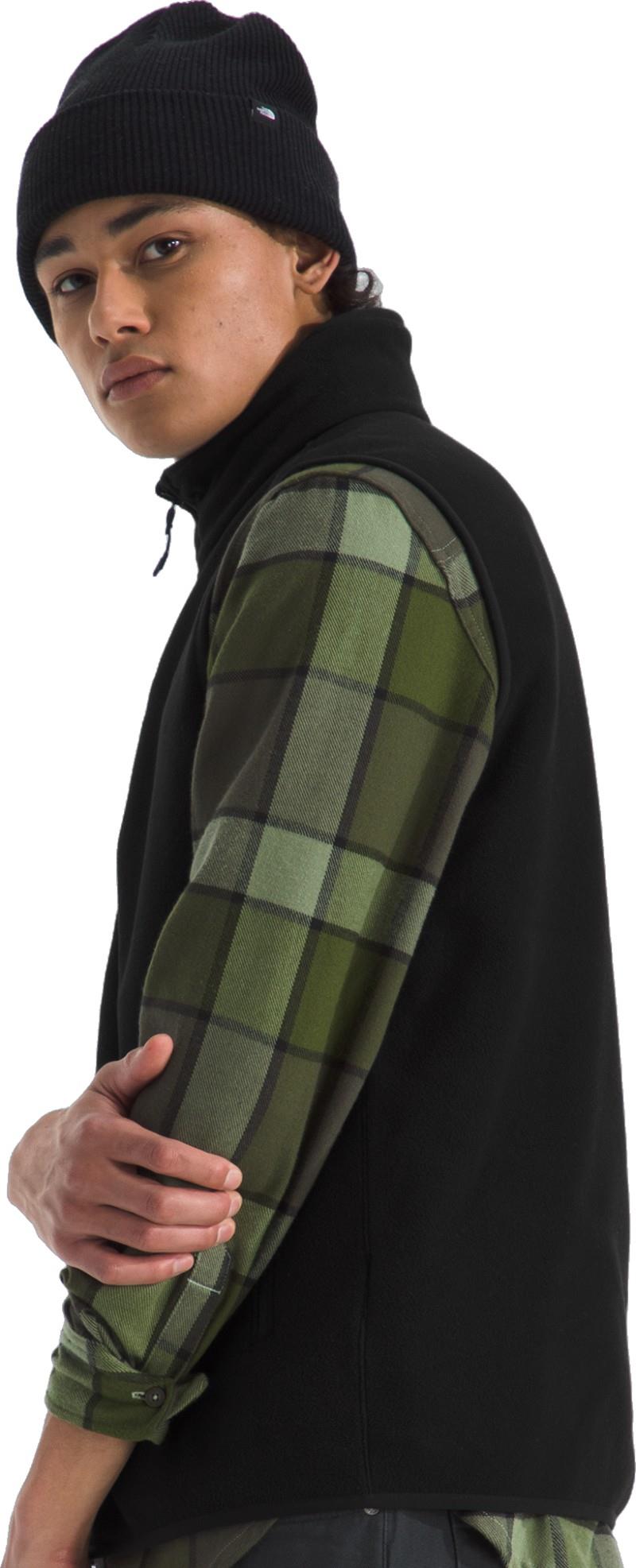 Glacier Fleece Vest - Mens - tnf black 1