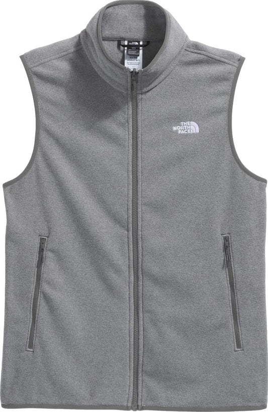 Glacier Fleece Vest - Mens - tnf mid grey heather 1