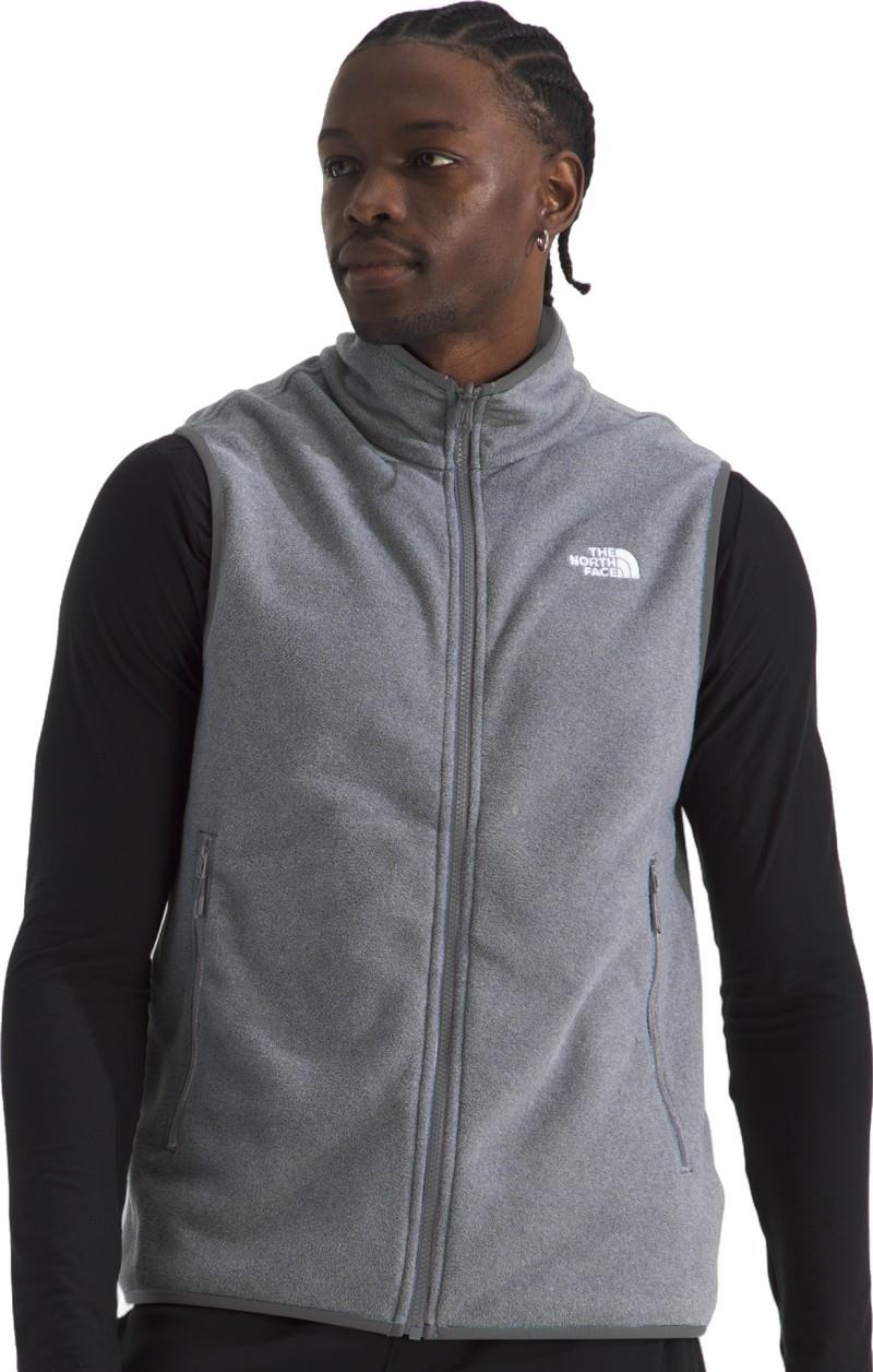 Glacier Fleece Vest - Mens - tnf mid grey heather 1