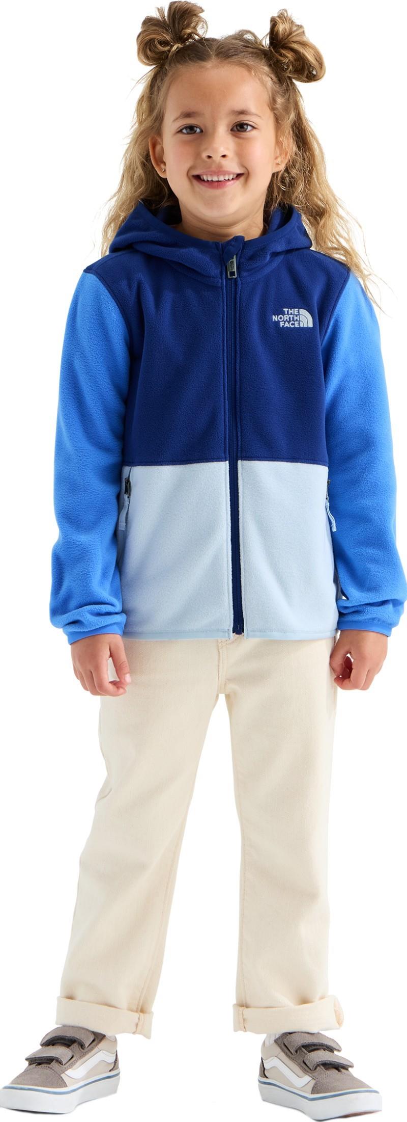 Glacier Full Zip Hoodie - Kids - bold blue / polar haze / active blue 1