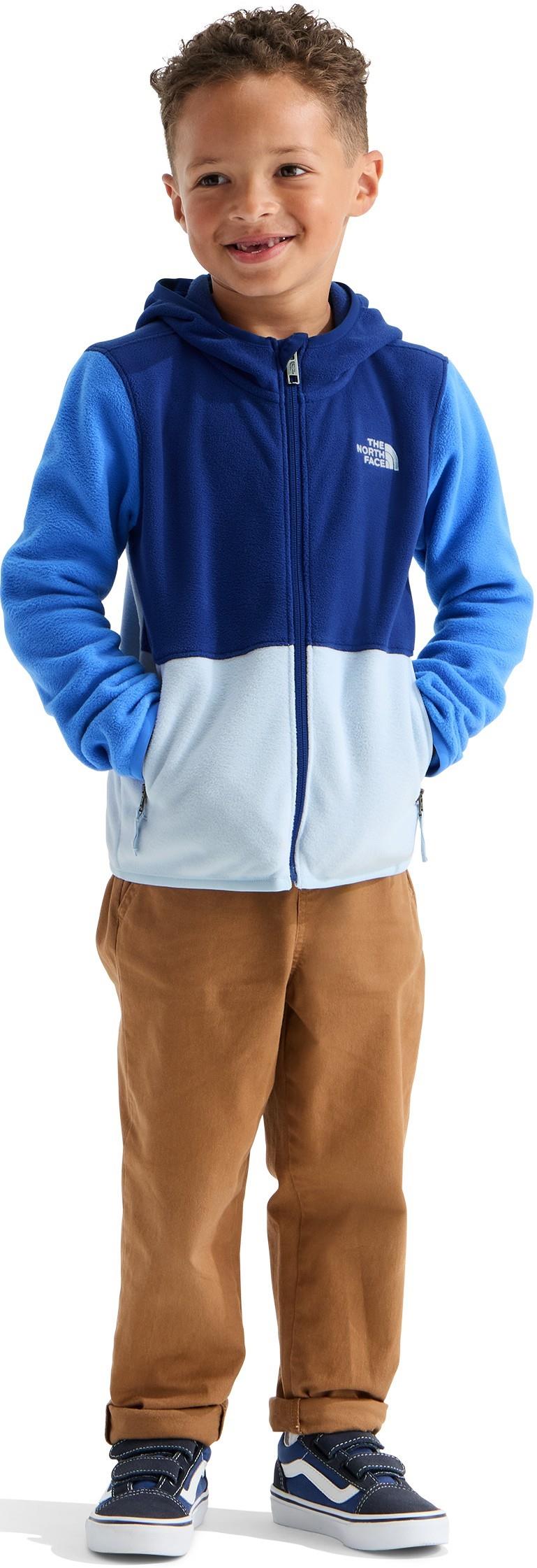 Glacier Full Zip Hoodie - Kids - bold blue / polar haze / active blue 1