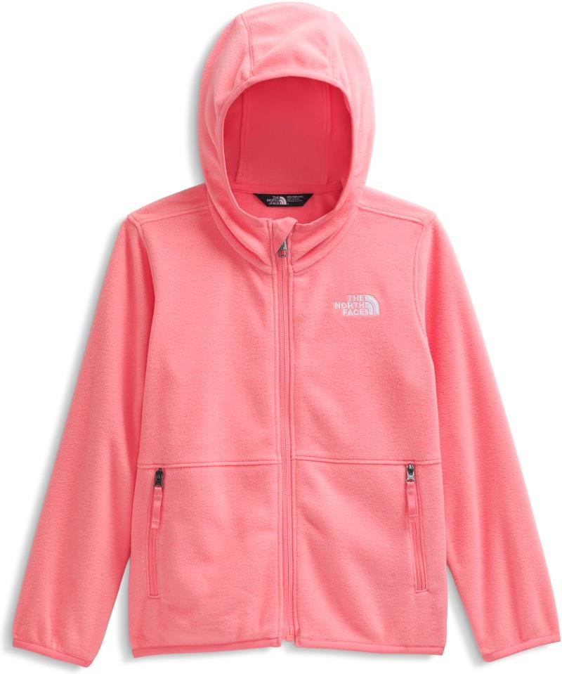 Glacier Full Zip Hoodie - Kids - coral crush 1
