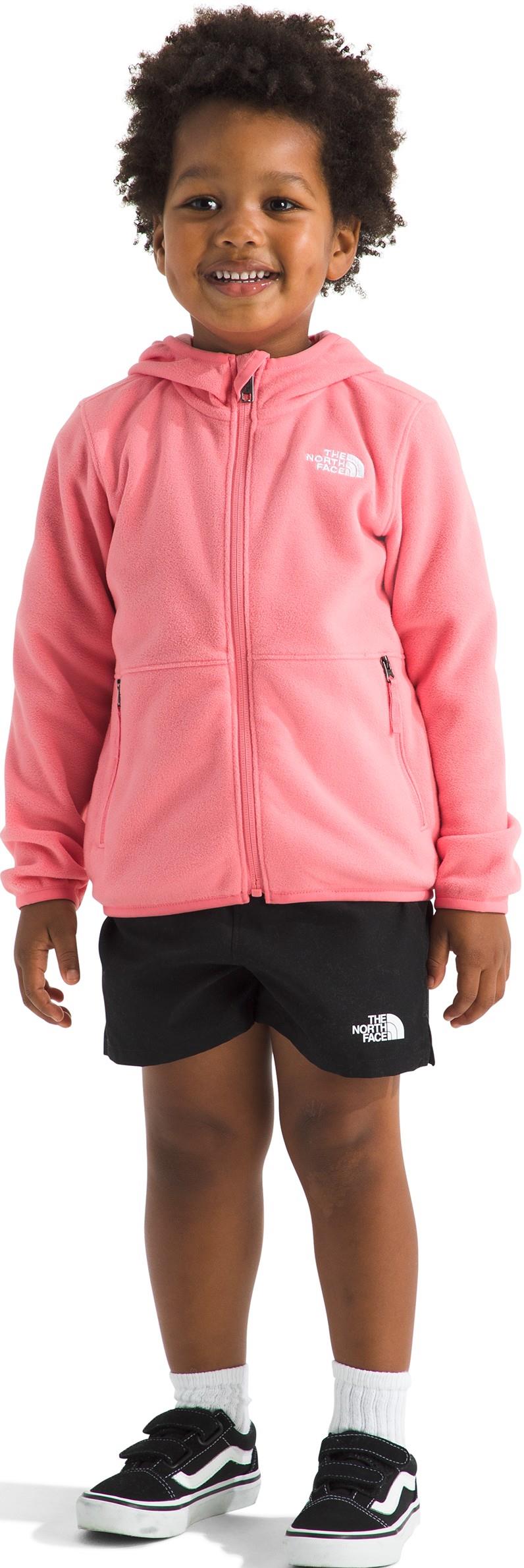 Glacier Full Zip Hoodie - Kids - coral crush 1