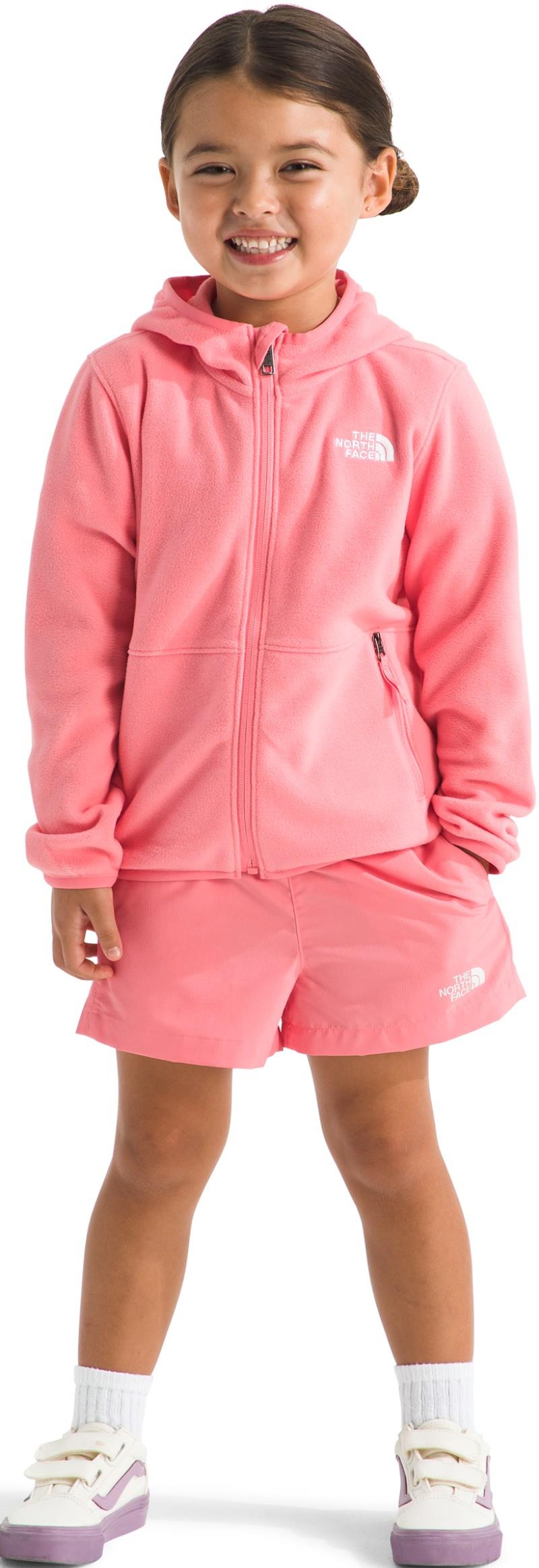 Glacier Full Zip Hoodie - Kids - coral crush 1