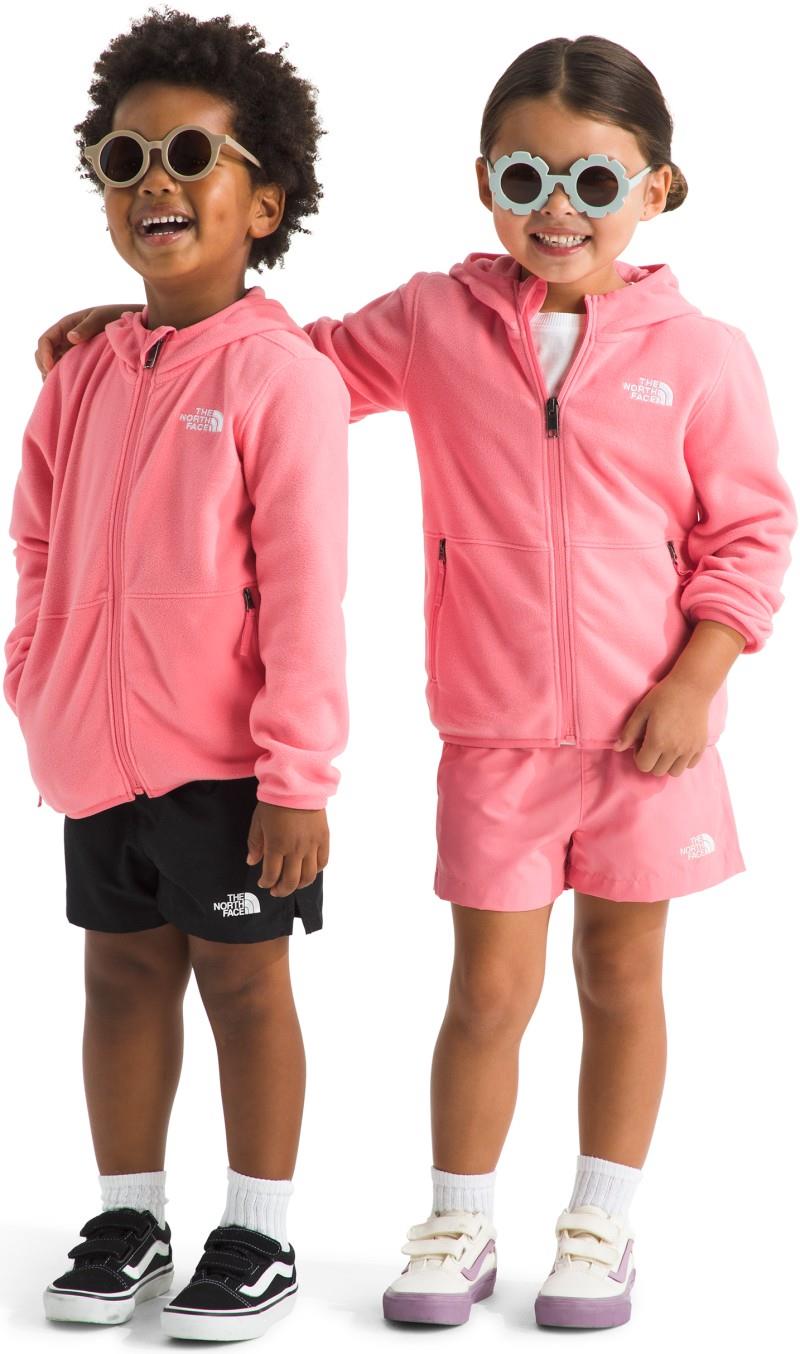 Glacier Full Zip Hoodie - Kids - coral crush 1