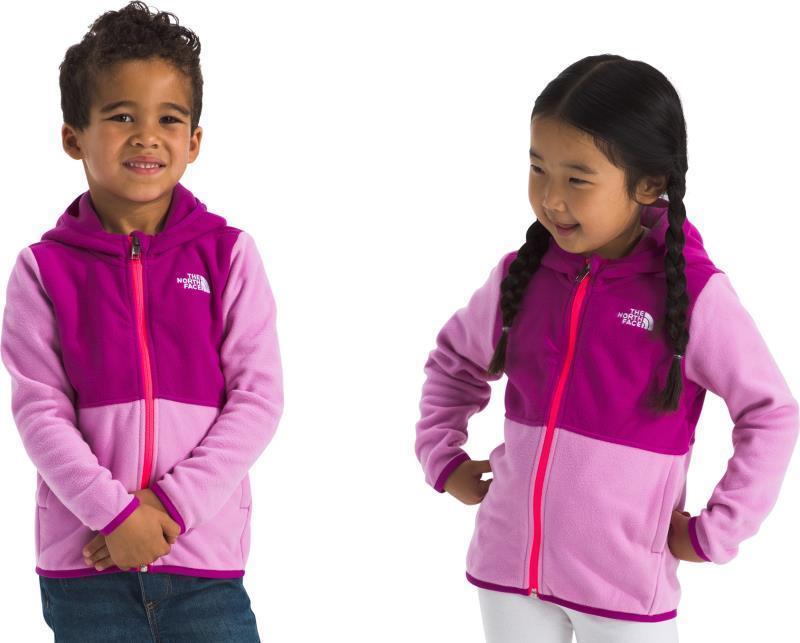 Glacier Full Zip Hoodie - Kids - dragonfruit 1