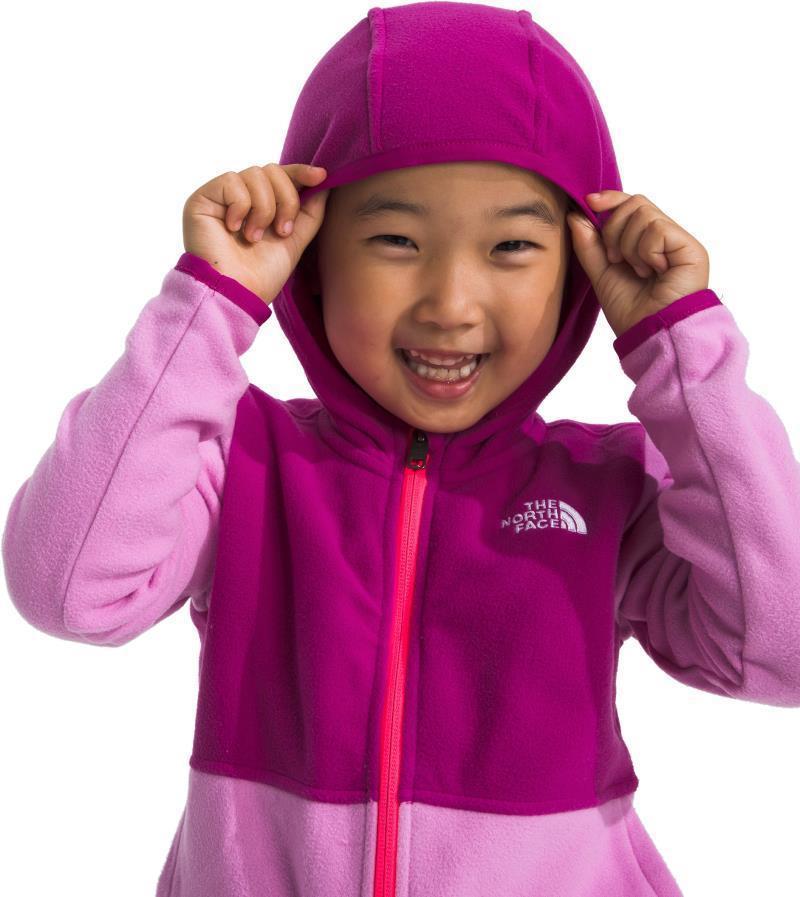 Glacier Full Zip Hoodie - Kids - dragonfruit 1