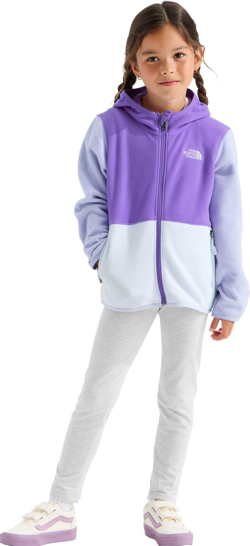 Glacier Full Zip Hoodie - Kids - elevation purple / ice lilac / pale plum 1
