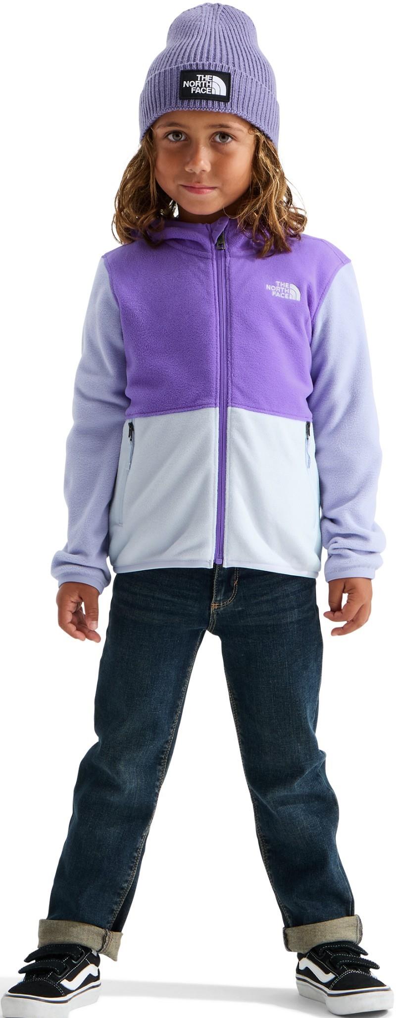 Glacier Full Zip Hoodie - Kids - elevation purple / ice lilac / pale plum 1