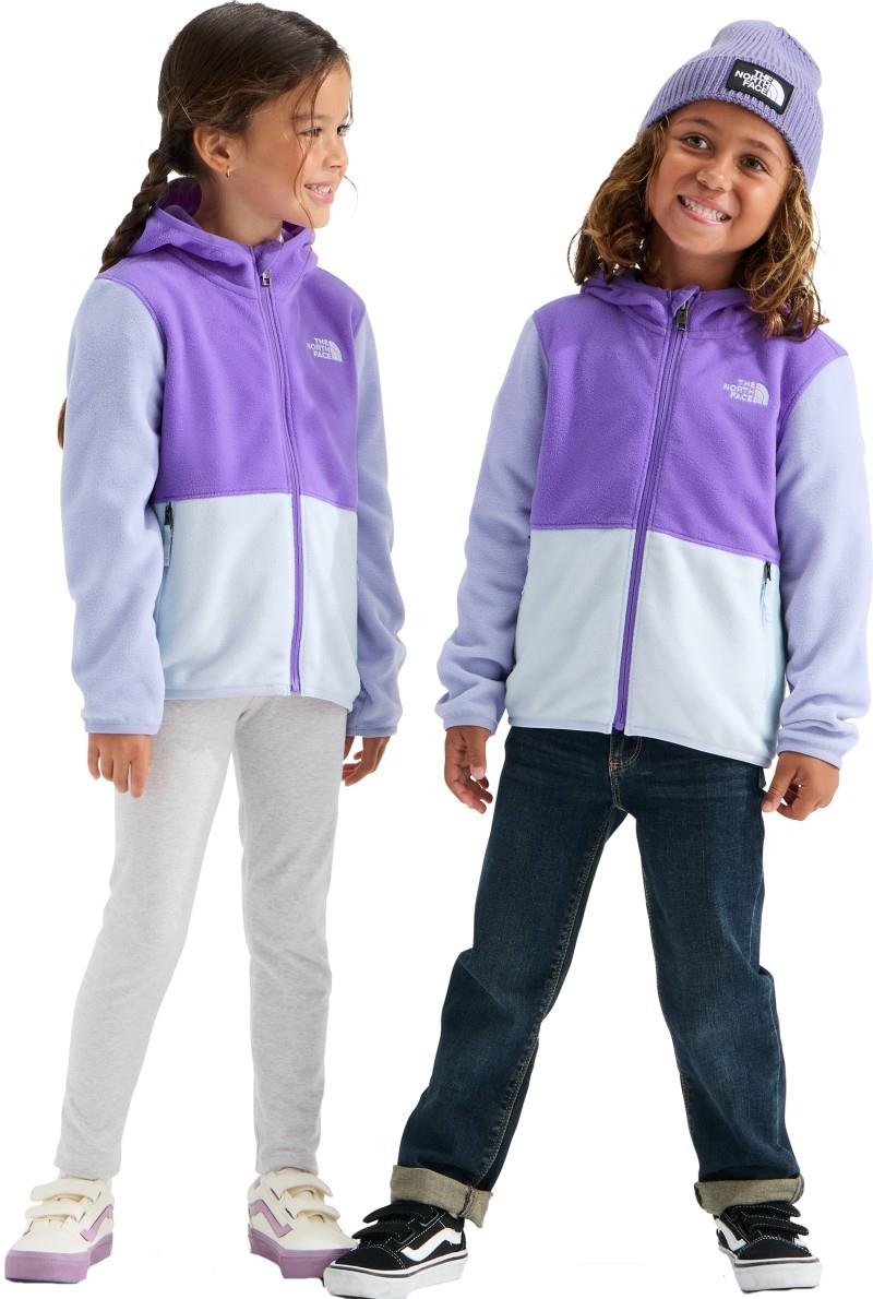 Glacier Full Zip Hoodie - Kids - elevation purple / ice lilac / pale plum 1