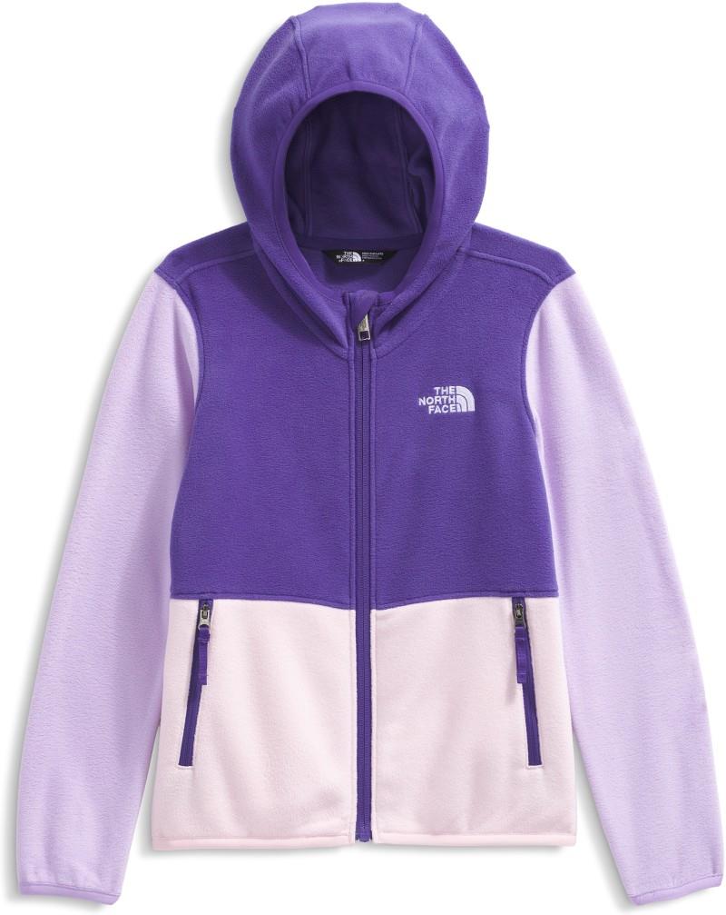 Glacier Full Zip Hoodie - Kids - peak purple / lite lilac / pale blossom 1
