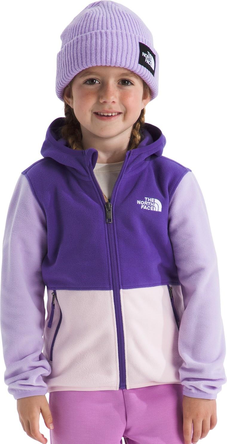 Glacier Full Zip Hoodie - Kids - peak purple / lite lilac / pale blossom 1