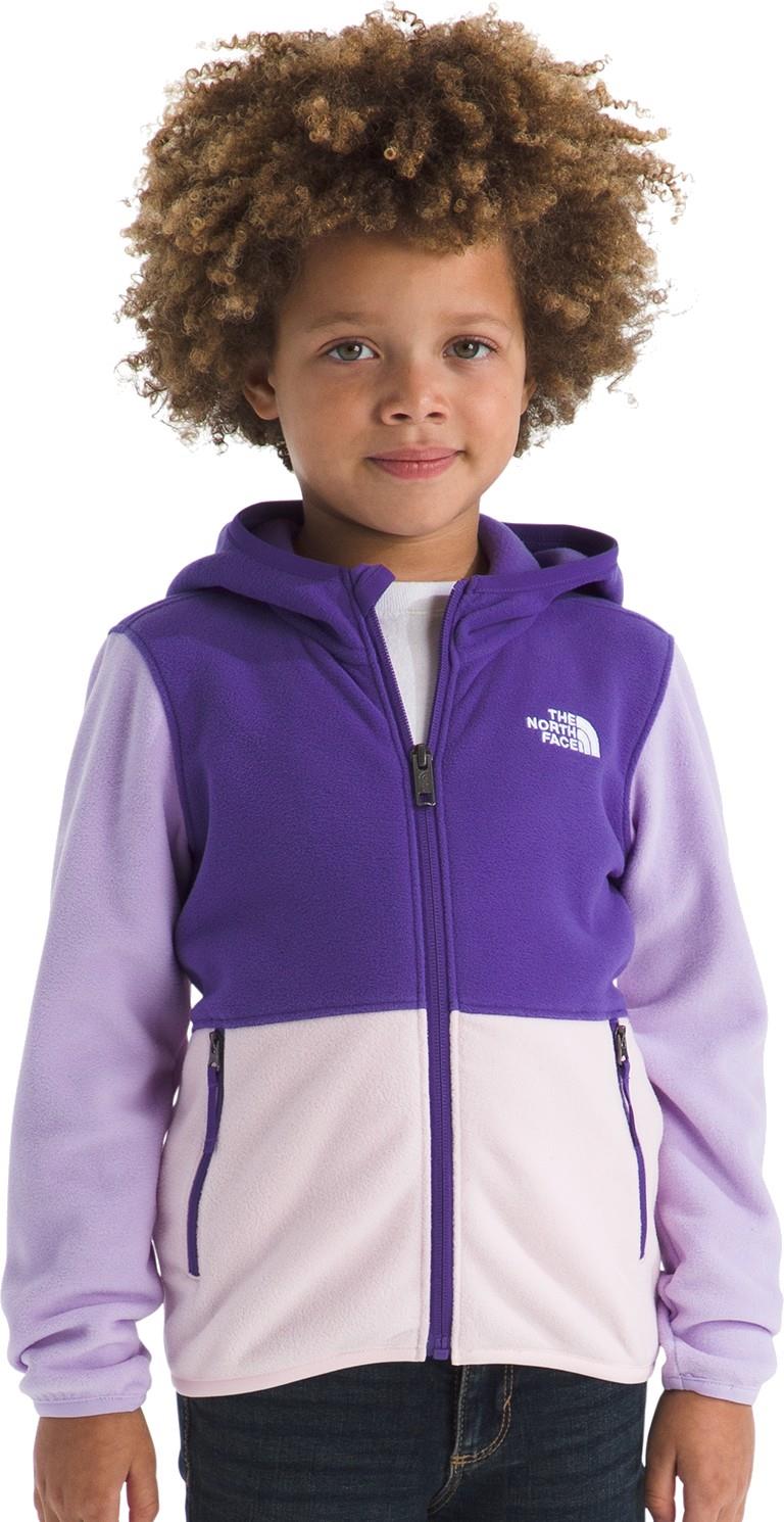 Glacier Full Zip Hoodie - Kids - peak purple / lite lilac / pale blossom 1