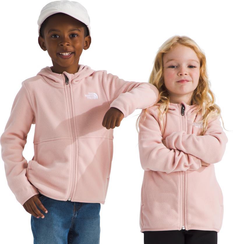 Glacier Full Zip Hoodie - Kids - pink moss 1