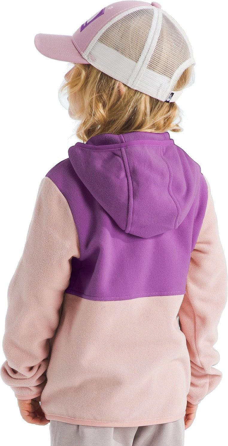 Glacier Full Zip Hoodie - Kids - pink moss / grape 1