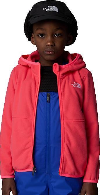 Glacier Full Zip Hoodie - Kids - radiant poppy 1
