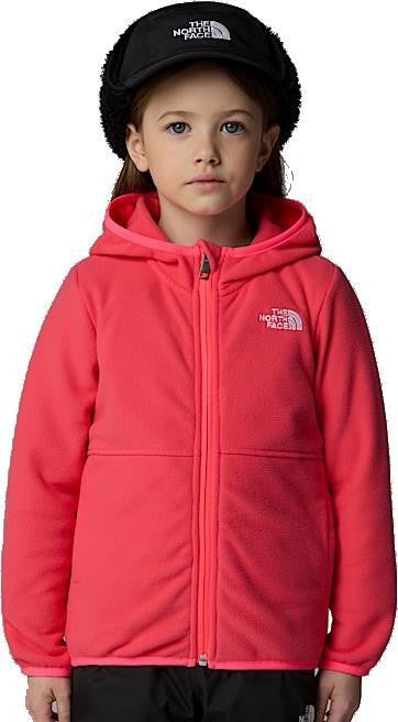 Glacier Full Zip Hoodie - Kids - radiant poppy 1