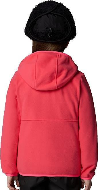 Glacier Full Zip Hoodie - Kids - radiant poppy 1