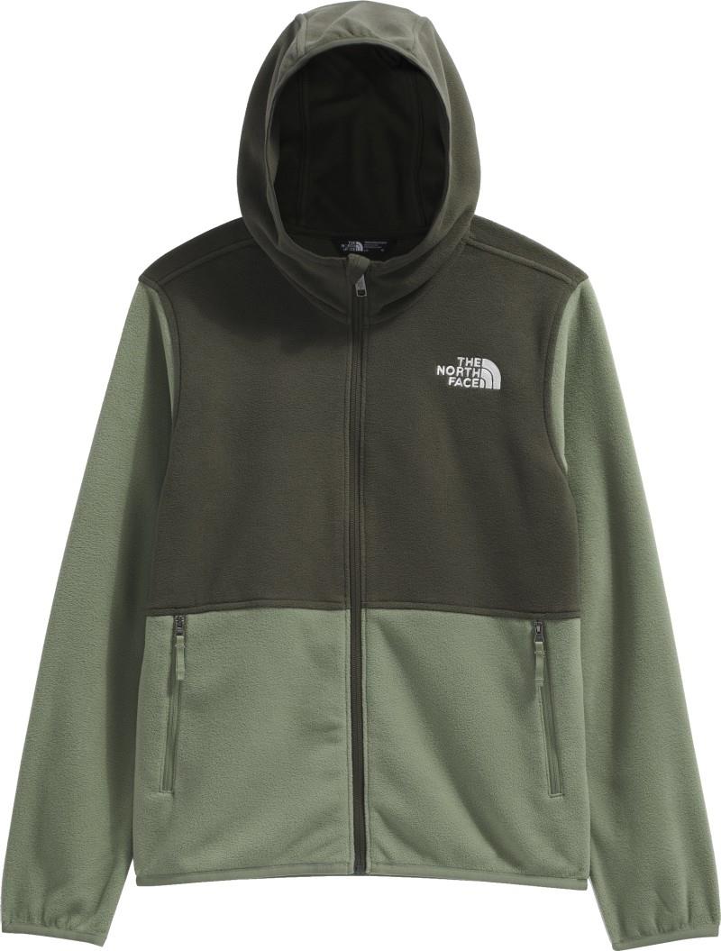 Glacier Full Zip Hoodie - Teen - bark mist / new taupe green 1