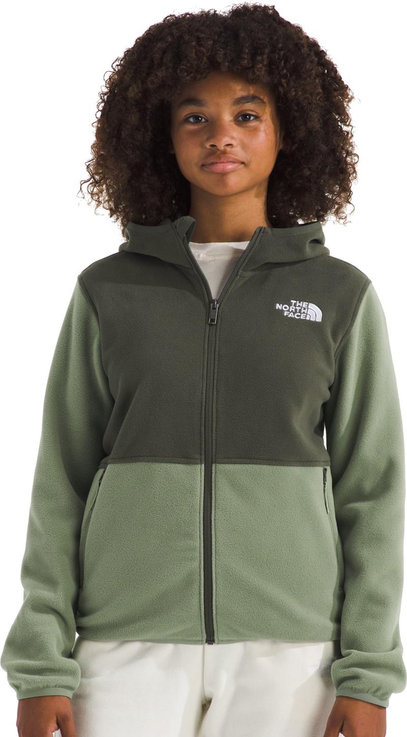 Glacier Full Zip Hoodie - Teen - bark mist / new taupe green 1