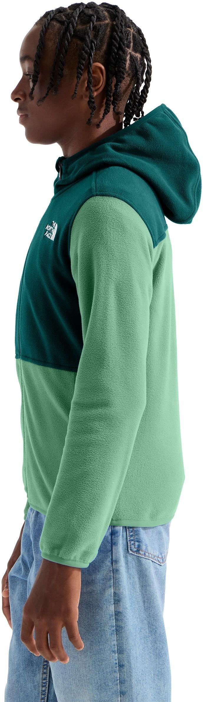 Glacier Full Zip Hoodie - Teen - dimmed algae / hunter green 1