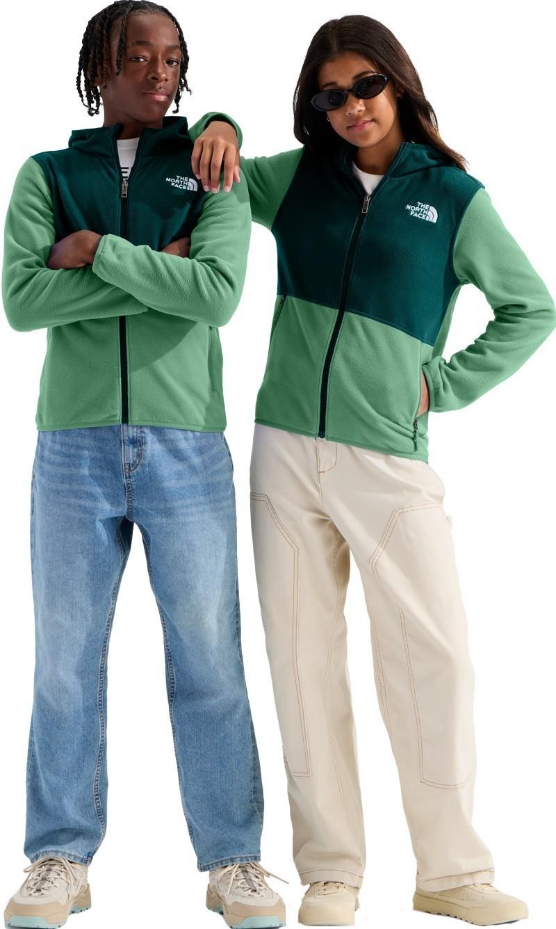 Glacier Full Zip Hoodie - Teen - dimmed algae / hunter green 1