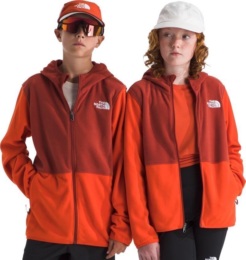 Glacier Full Zip Hoodie - Teen - lava red / iron clay 1
