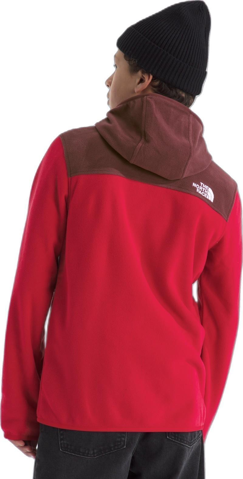 Glacier Full Zip Hoodie - Teen - tnf red / sumac 1