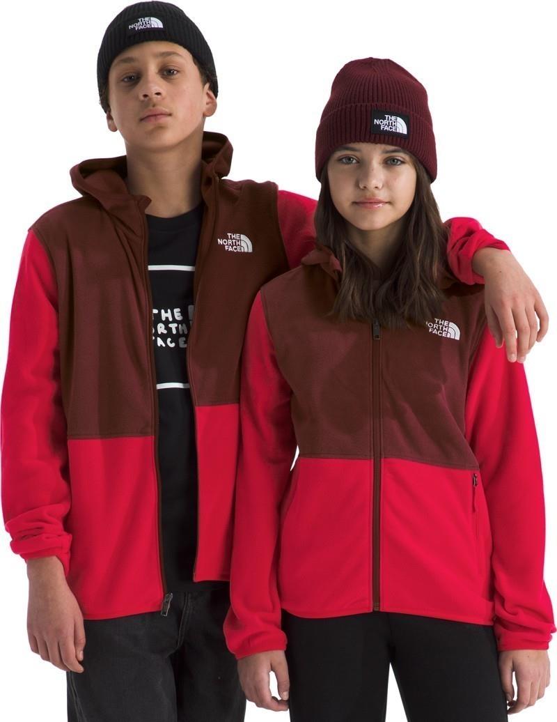 Glacier Full Zip Hoodie - Teen - tnf red / sumac 1