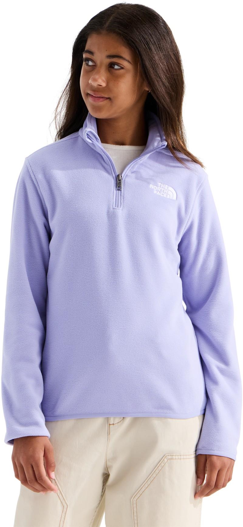 Glacier Quarter Zip Pullover - Teen - pale plum 1