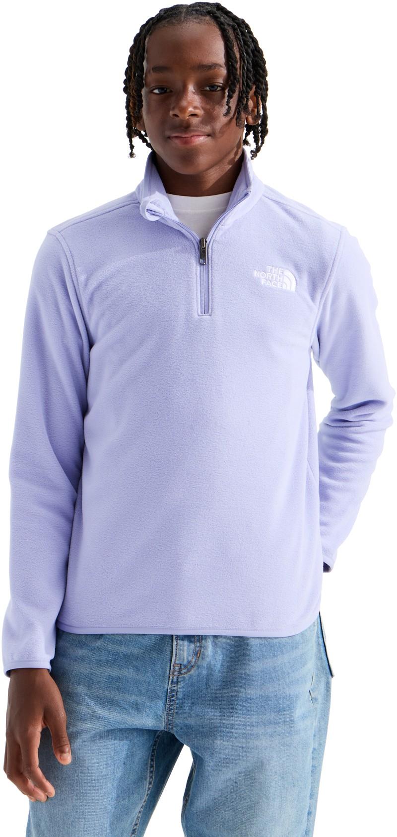 Glacier Quarter Zip Pullover - Teen - pale plum 1