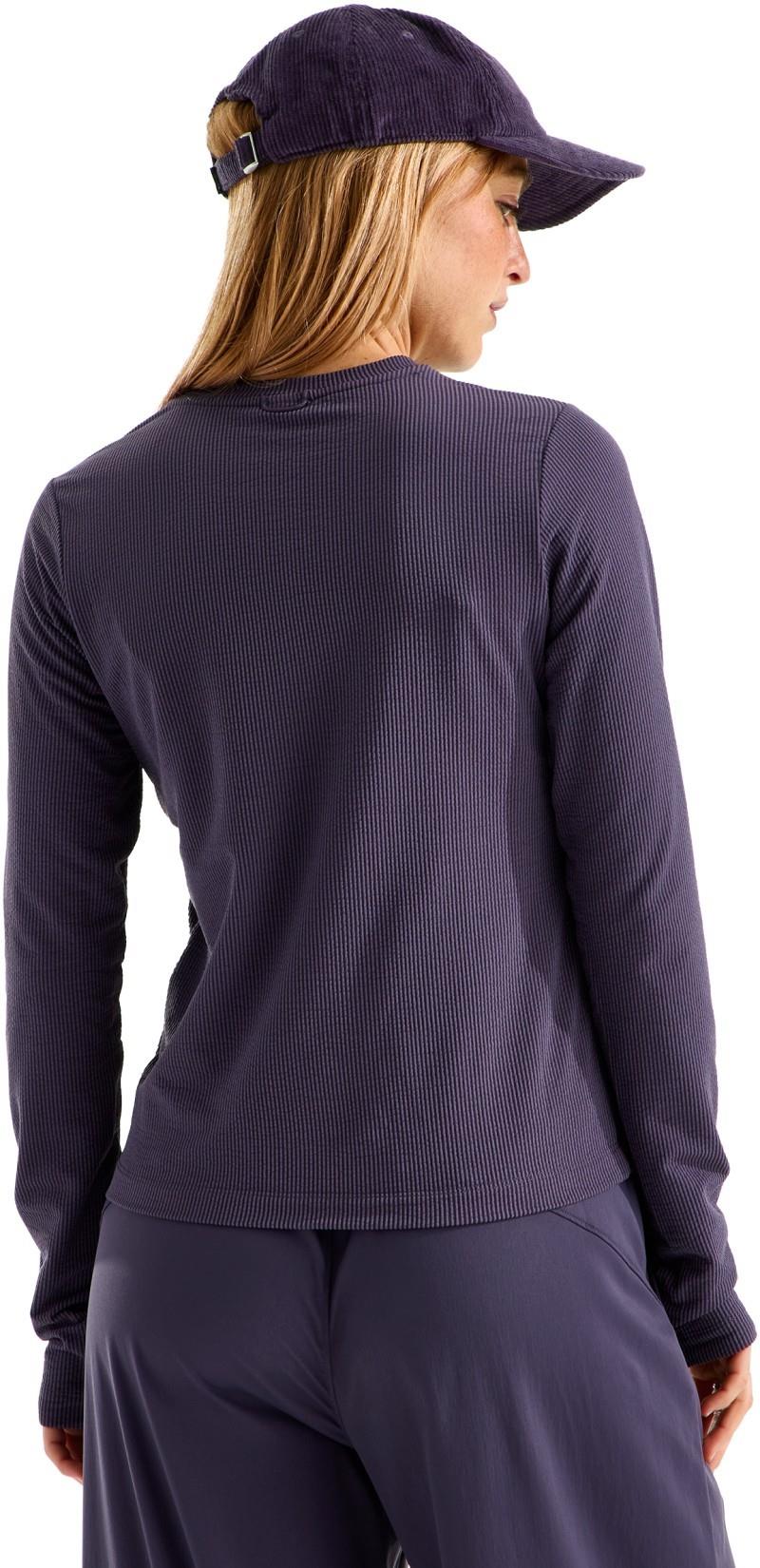 Golden Ridge Ribbed LS Tee - Womens - endless dusk 1