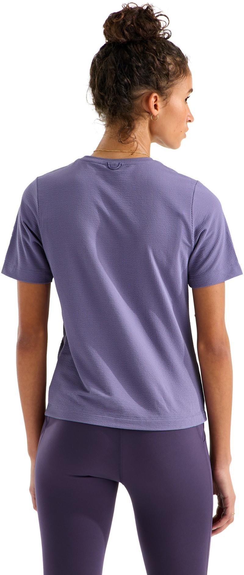 Golden Ridge Ribbed SS - Womens - grounded plum 1