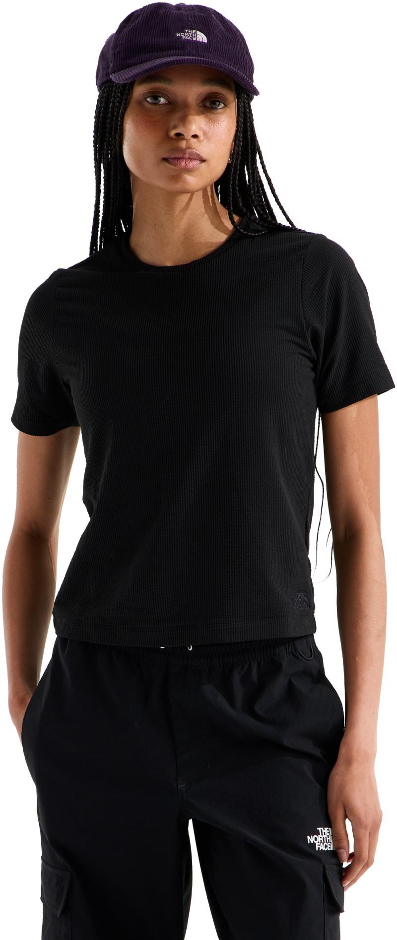 Golden Ridge Ribbed SS - Womens - tnf black 1