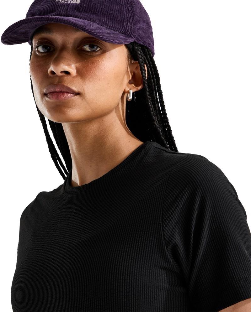 Golden Ridge Ribbed SS - Womens - tnf black 1