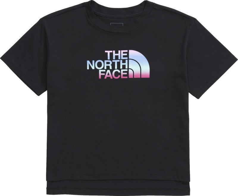 Gradient Half Dome Graphic SS Tee - Girls - tnf black / tnf black 1