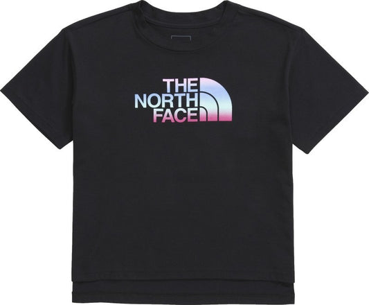 Gradient Half Dome Graphic SS Tee - Girls - tnf black / tnf black 1