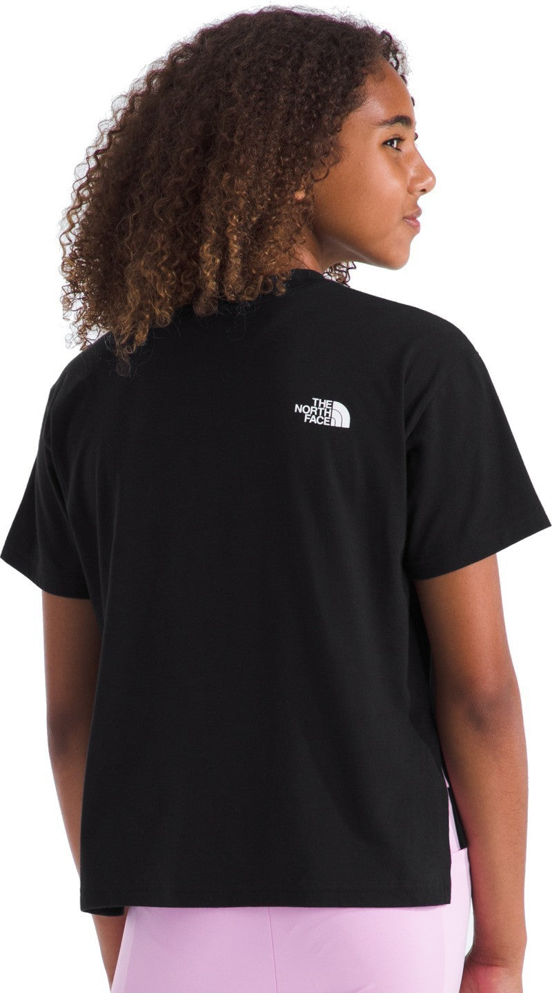 Gradient Half Dome Graphic SS Tee - Girls - tnf black / tnf black 1