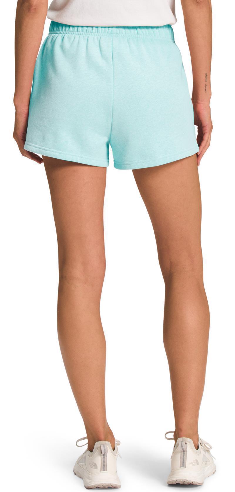 Half Dome Fleece Shorts, Reg - Womens - Skylight Blue / TNF White 2