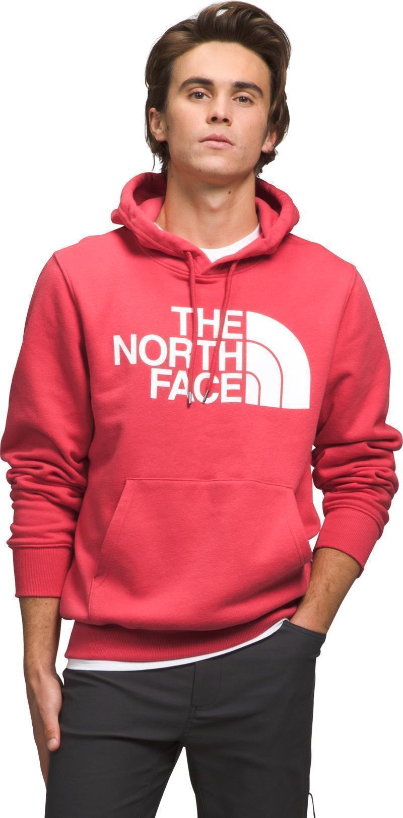 Half Dome Pullover Hoodie - Mens - Clay Red / TNF White 1