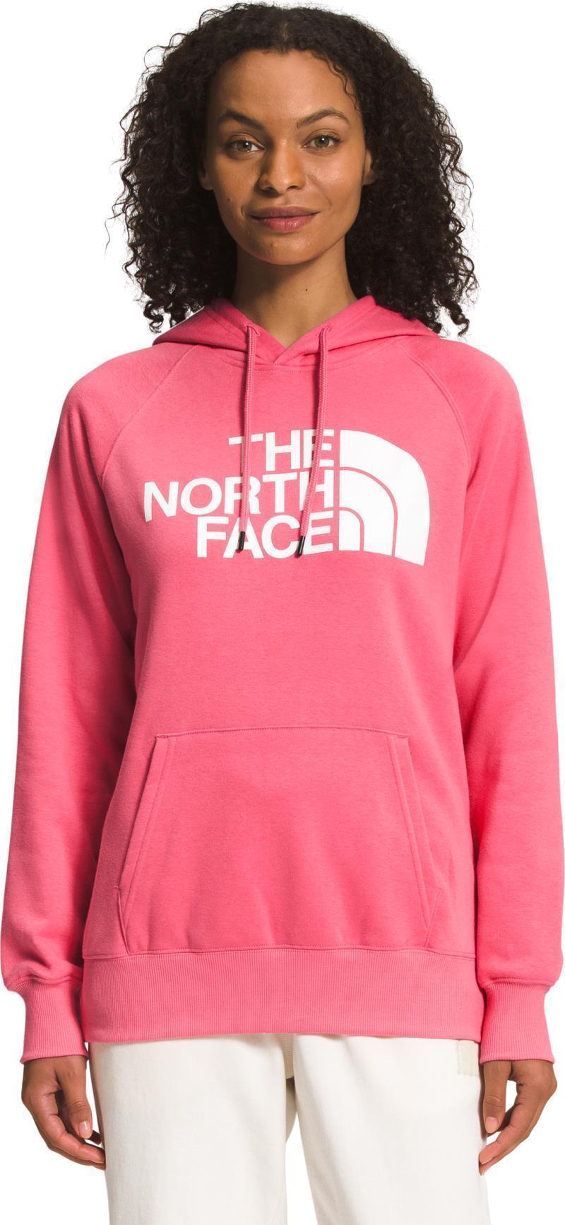 Half Dome Pullover Hoodie - Womens - Cosmo Pink / TNF White 1