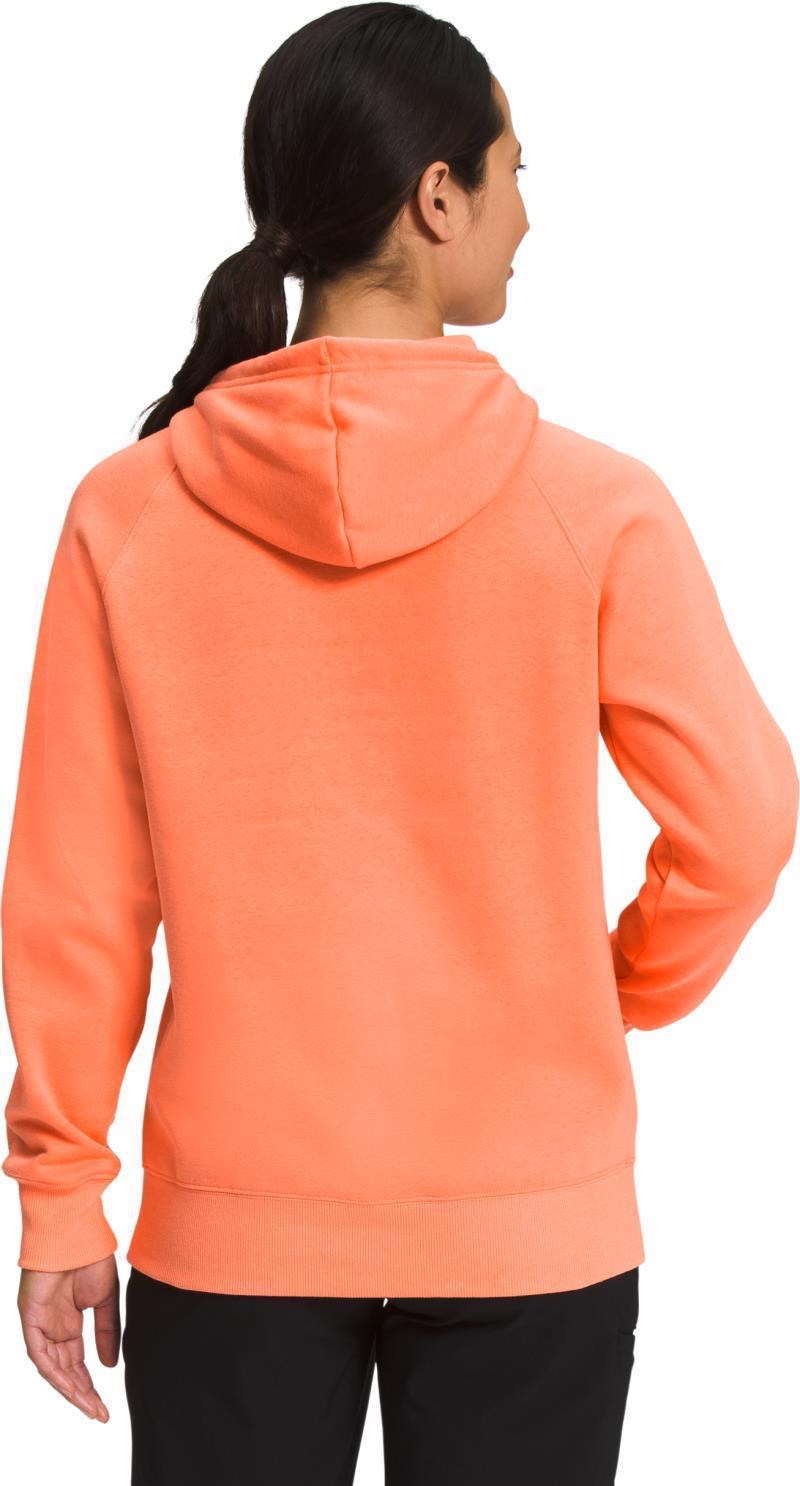 Half Dome Pullover Hoodie - Womens - Dusty Coral Orange / Gardenia White 2
