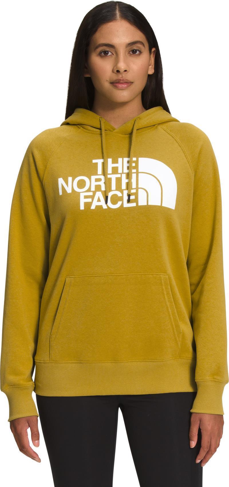 Half Dome Pullover Hoodie - Womens - Mineral Gold / TNF White 1