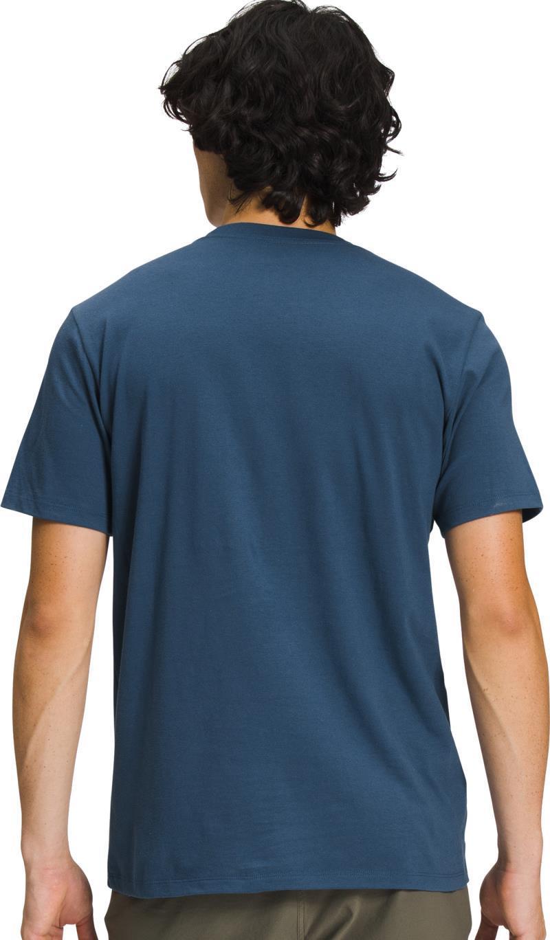 Half Dome SS Tee - Mens - shady blue / tnf white 1