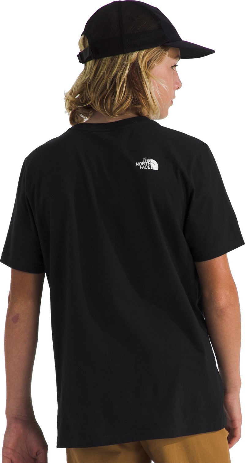 Half Dome SS Tee - Teen - tnf black 1